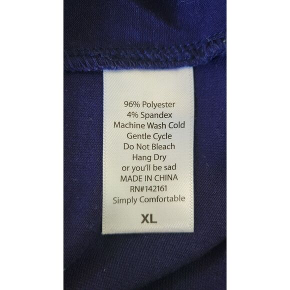 Lularoe Randy Baseball American Flag Pitbull Animal Shirt - Picture 4 of 4